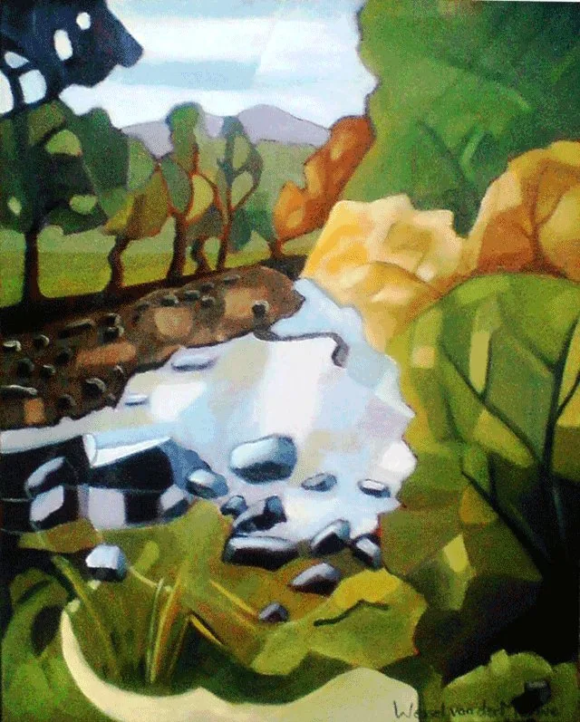 Wessel van der Merwe — Abstract Landscape / Tree