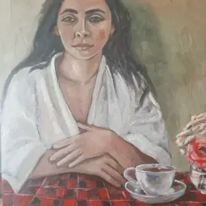 Helena Wagenaar — at the breakfast table