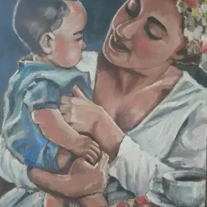 Helena Wagenaar — a bride and a baby