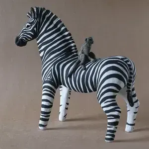 Carol Hayward Fell — Zebra and Friend