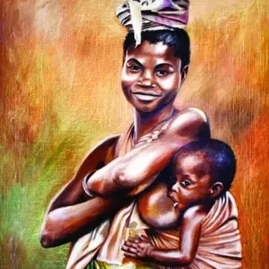 Devika Pillay — African Mother and Child