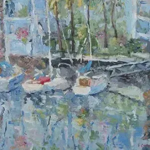 Elinor Carleton-Smith — Boats at Granger Bay