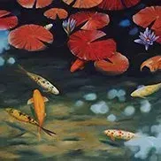 Elizabeth Robertson Campbell — Koi Pond