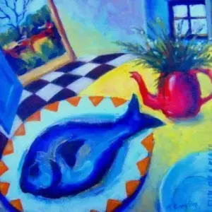 Mien Greyling — Fish on a plate
