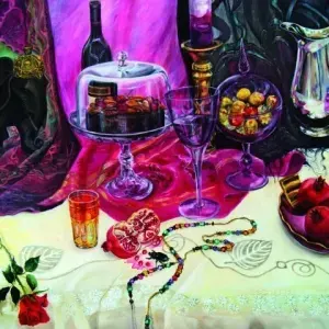 Fransiolemtru (Fransie) Pretorius — Still Life with Red Rose