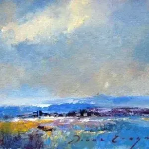 Diane Erasmus — 63. Landscape in Blues I