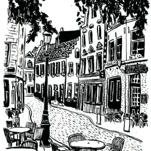 Mieke van der Merwe — Belgium with Chairs