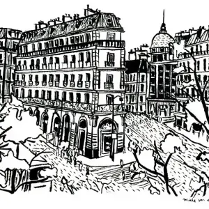 Mieke van der Merwe — Double view of Paris