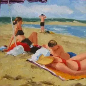 Mien Greyling — Op die strand