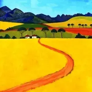 Alta Van Zyl — Road through Canola (No. 326)
