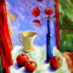 Mien Greyling — The red cloth