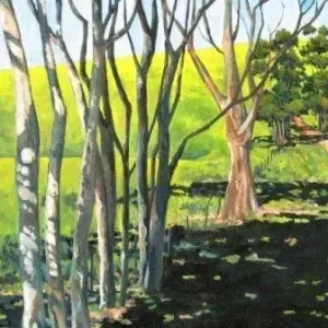 Alta Van Zyl — Trees with canola (No. 510)