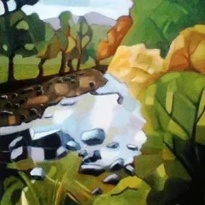 Wessel van der Merwe — Abstract Landscape / Tree